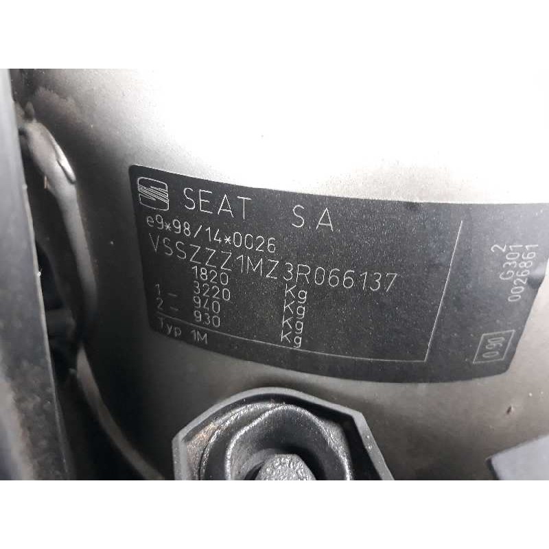 seat toledo (1m2) signo   |   05.99 - 12.04 | 1999 - 2004 | 110 cv / 81 kw del año 1999