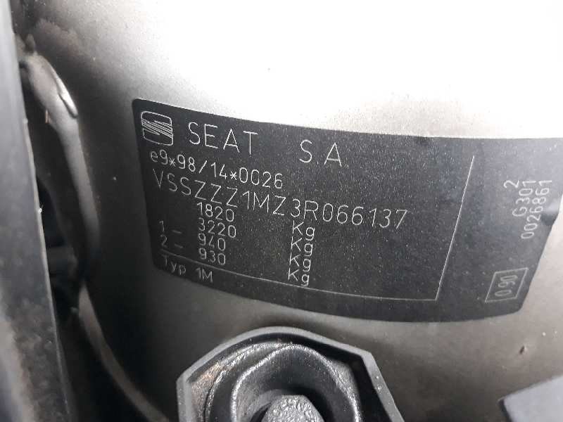 seat toledo (1m2) signo   |   05.99 - 12.04 | 1999 - 2004 | 110 cv / 81 kw del año 1999