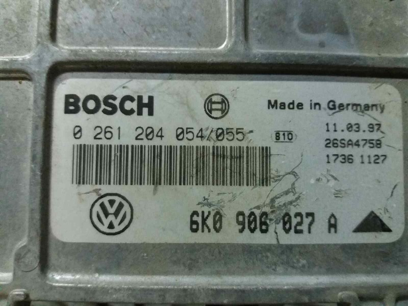 Recambio de centralita motor uce para seat ibiza (6k) básico   |   10.96 - 12.97 | 1996 | 60 cv / 44 kw referencia OEM IAM   