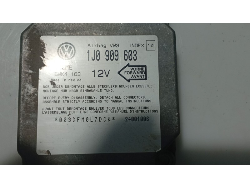 Recambio de centralita airbag para seat ibiza ii (6k1) 1.9 tdi referencia OEM IAM 1J0909603  5WK4163
