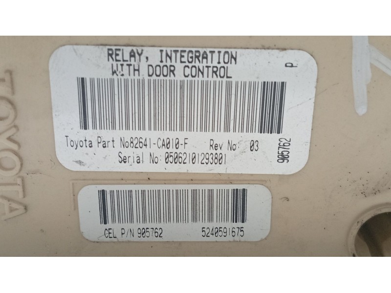 Recambio de modulo electronico para toyota avensis (_t25_) 2.2 d-4d (adt251_) referencia OEM IAM 82641CA010F  