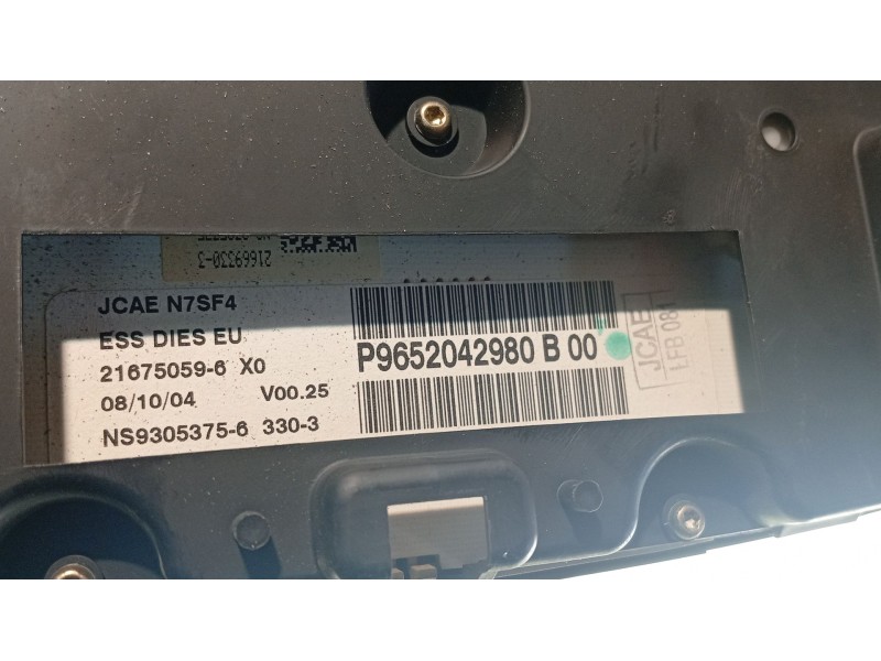 Recambio de cuadro instrumentos para citroën xsara break (n2) 1.6 16v referencia OEM IAM   