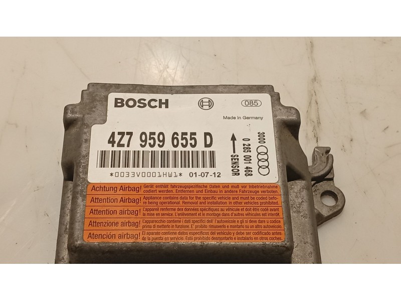 Recambio de centralita airbag para audi allroad quattro (4b5) referencia OEM IAM 0  