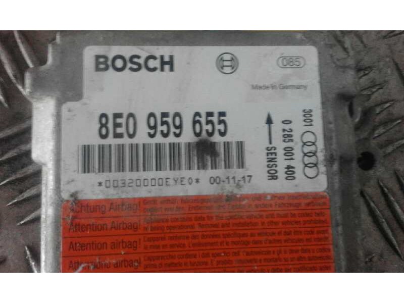 Recambio de centralita airbag para audi a4 berlina (8e) 2.0   |   12.00 - 12.04 | 2000 - 2004 | 131 cv / 96 kw referencia OEM IA