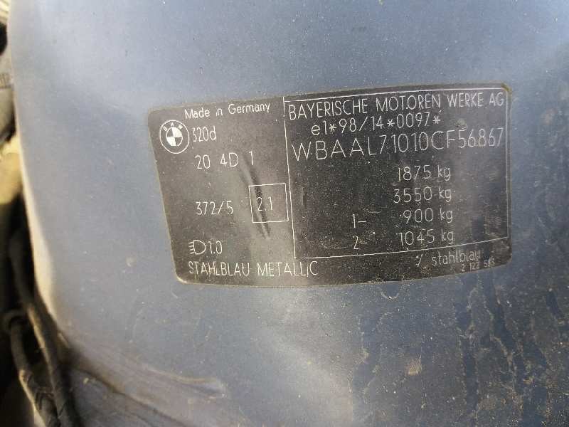 bmw serie 3 berlina (e46) 2.0 16v diesel cat   |   0.98 - ... | 1998 | 136 cv / 100 kw del año 1998