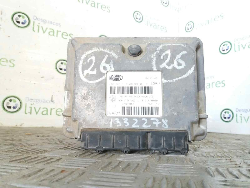 Recambio de centralita motor uce para fiat seicento (187) 1.1   |   0.98 - ... | 1998 | 54 cv / 40 kw referencia OEM IAM IAW4AFM