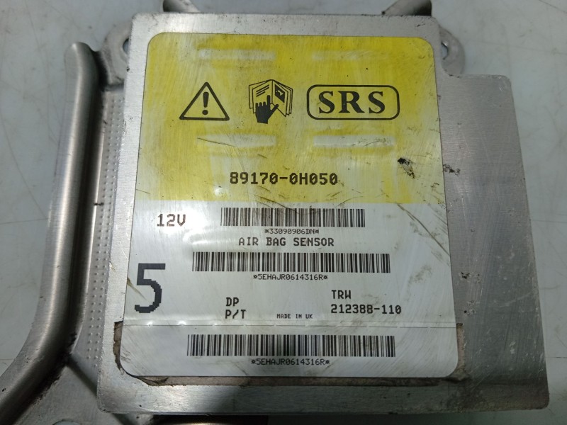 Recambio de centralita airbag para peugeot 107 urban referencia OEM IAM 6546F6  