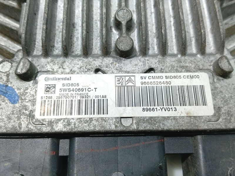 Recambio de centralita motor uce para peugeot 107 urban referencia OEM IAM 1943TS 5WS40691C-T 