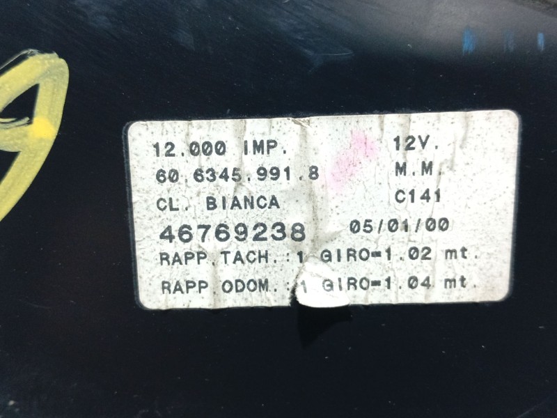 Recambio de cuadro instrumentos para fiat bravo i (182_) 1.9 jtd 105 referencia OEM IAM   