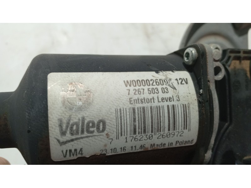 Recambio de motor limpia delantero para bmw 1 (f20) 116 d referencia OEM IAM 726750303 w000026097 61617239510