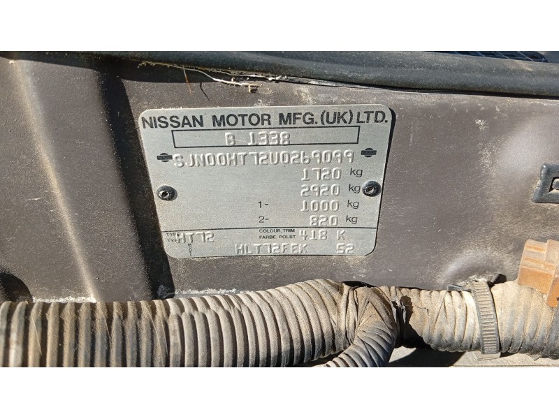 nissan bluebird (t72 , t12, u12) del año 1989
