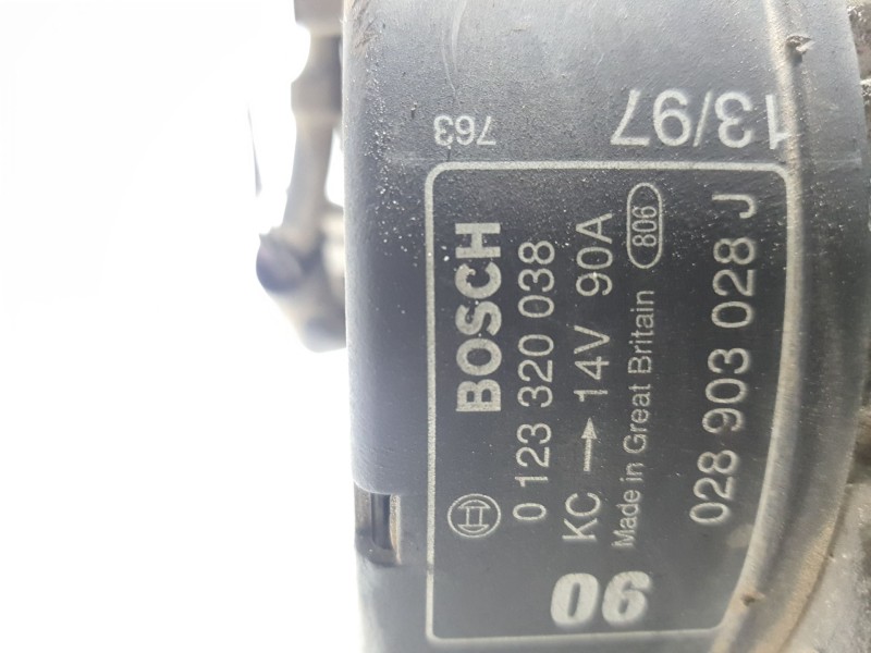 Recambio de alternador para seat ibiza ii (6k1) 1.9 d referencia OEM IAM 0123320038 028903028J 