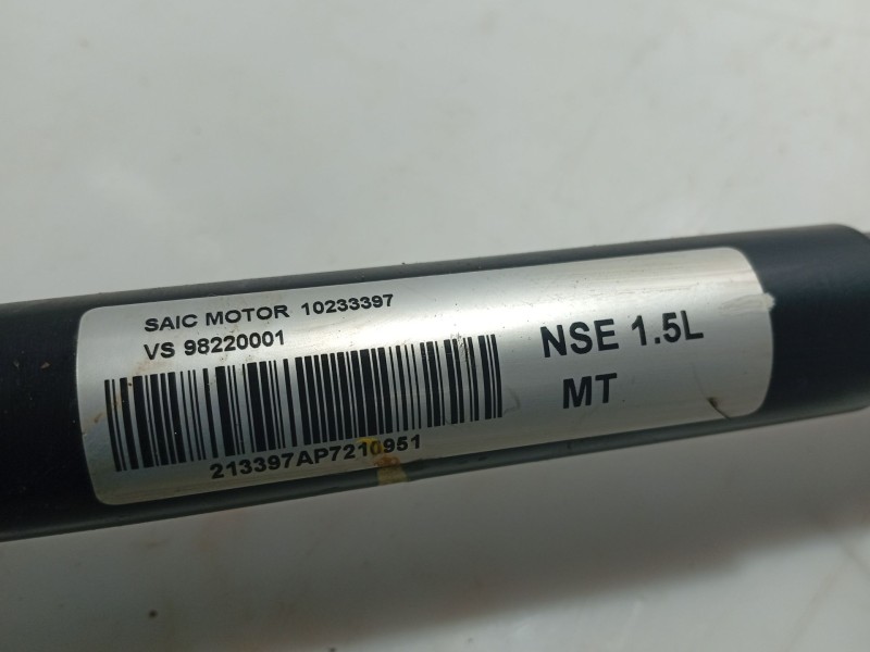 Recambio de transmision delantera derecha para mg zs suv (azs1) 1.5 vti referencia OEM IAM 10233397  