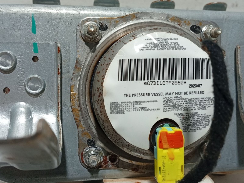 Recambio de airbag delantero derecho para mg zs suv (azs1) 1.5 vti referencia OEM IAM 10764459  