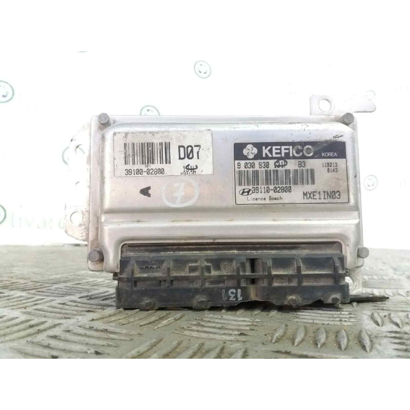 Recambio de centralita motor uce para hyundai atos (mx) gl   |   0.98 - ... | 1998 | 54 cv / 40 kw referencia OEM IAM 3911002800