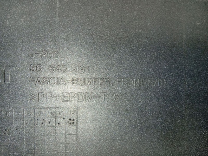 Recambio de paragolpes delantero para daewoo lacetti hatchback (klan) 1.4 referencia OEM IAM 93740289  