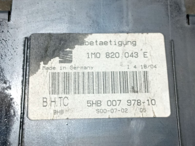 Recambio de mando calefaccion / aire acondicionado para seat leon (1m1) 1.6 16 v referencia OEM IAM   