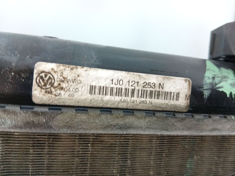 Recambio de radiador agua para seat leon (1m1) 1.6 16 v referencia OEM IAM 1J0121253AD  
