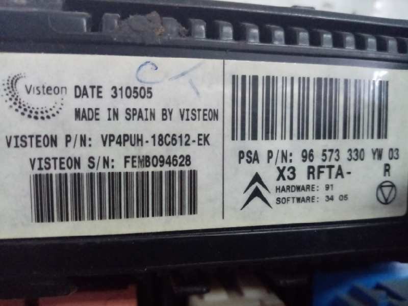 Recambio de mando climatizador para citroen c5 berlina lx (e)   |   06.05 - 12.06 | 2005 - 2006 | 109 cv / 80 kw referencia OEM 