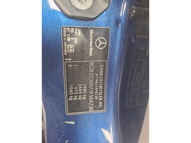 mercedes-benz clase c (w203) del año 2007