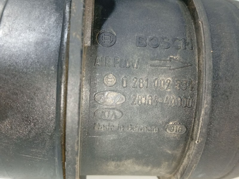 Recambio de caudalimetro para kia sorento 2.5 crdi cat referencia OEM IAM 0281002554  