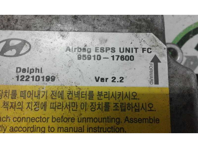 Recambio de centralita airbag para hyundai matrix (fc) 1.5 crdi cat   |   0.01 - ... | 2001 | 82 cv / 60 kw referencia OEM IAM 1
