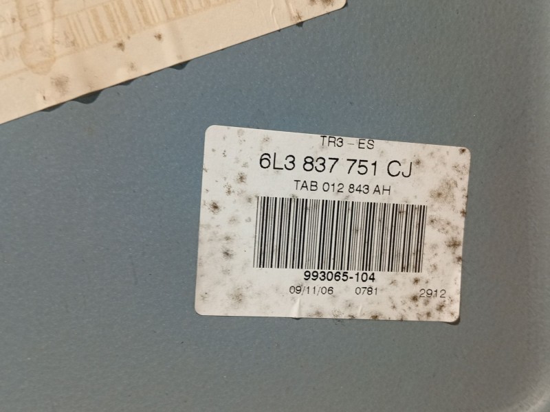 Recambio de elevalunas delantero izquierdo para seat ibiza iii (6l1) 1.4 16v referencia OEM IAM 6L3837461  