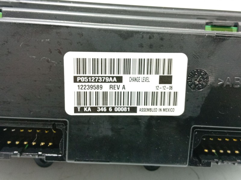 Recambio de mando climatizador para chrysler voyager iv (rg, rs) 2.5 crd referencia OEM IAM   