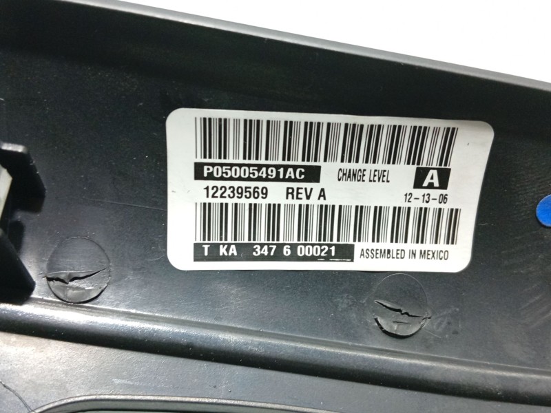 Recambio de moldura para chrysler voyager iv (rg, rs) 2.5 crd referencia OEM IAM   