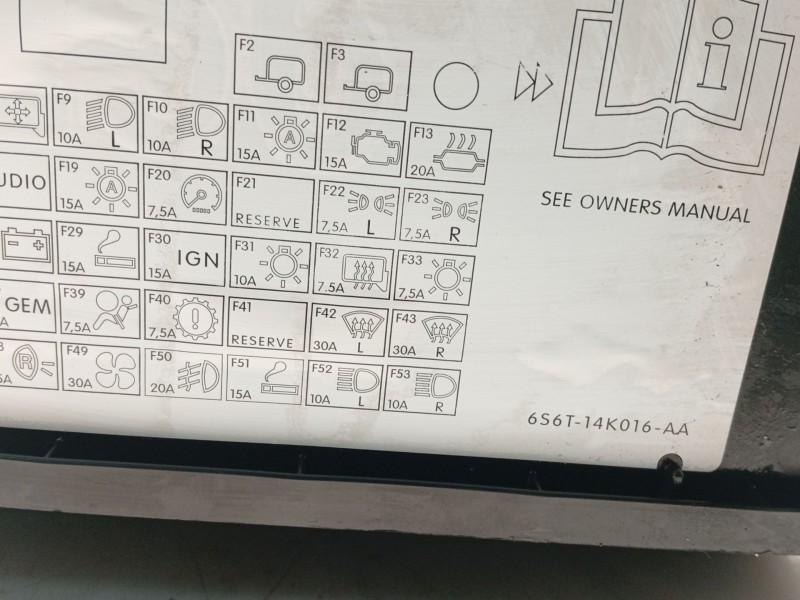 Recambio de guantera para ford fiesta v (jh_, jd_) 1.4 tdci referencia OEM IAM   