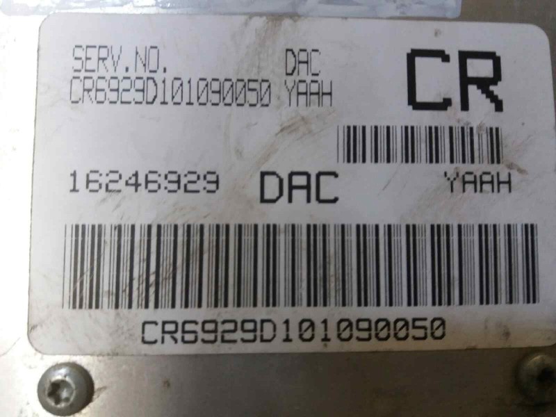 Recambio de centralita motor uce para  referencia OEM IAM 16246929 DAC CR