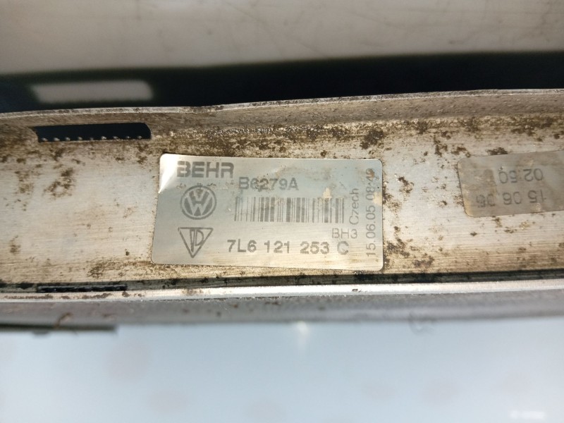 Recambio de radiador agua para volkswagen touareg (7la) referencia OEM IAM 7L6121253C  