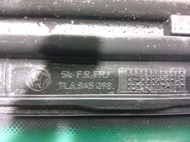 Recambio de luna custodia trasera derecha para volkswagen touareg (7la) referencia OEM IAM 7L6845298  