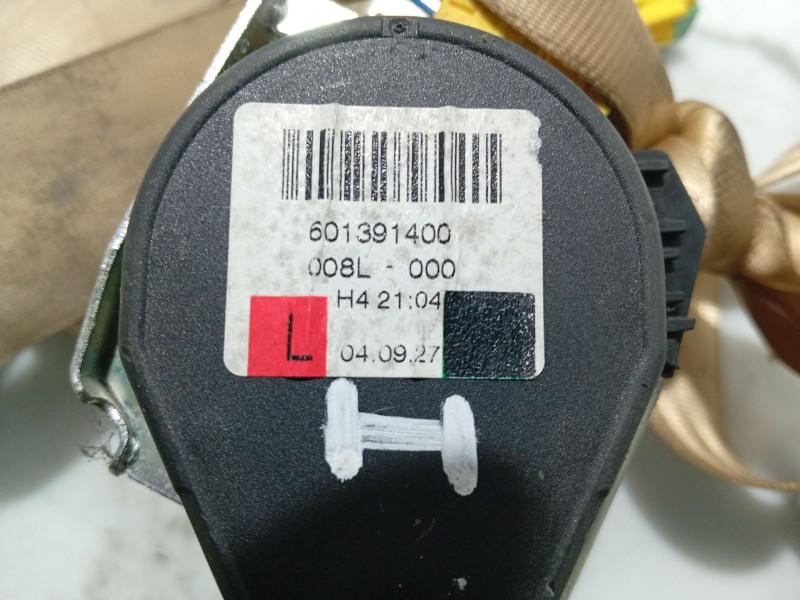 Recambio de cinturon seguridad delantero izquierdo para volkswagen touareg (7la) referencia OEM IAM 7L6857705A  