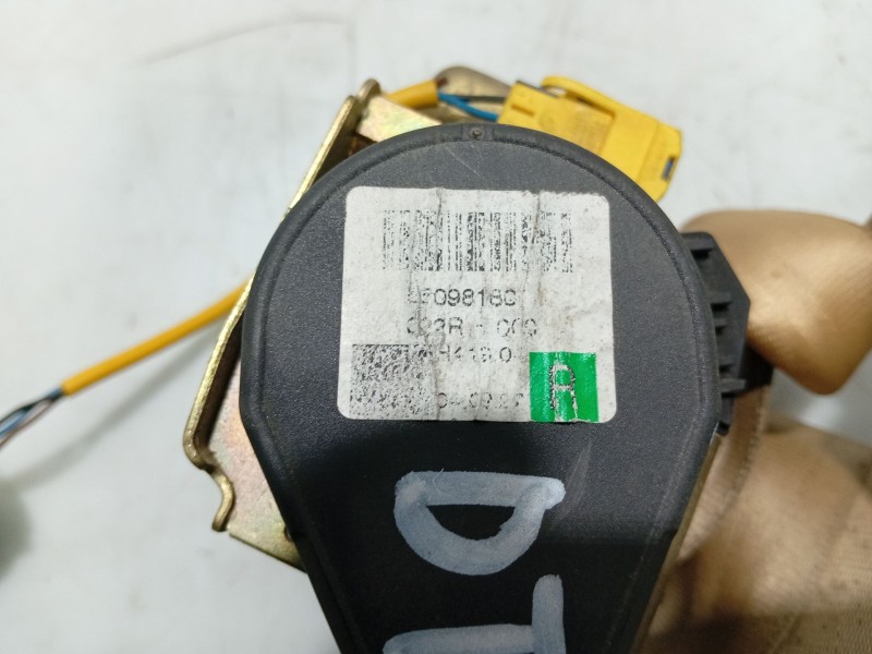 Recambio de cinturon seguridad trasero derecho para volkswagen touareg (7la) referencia OEM IAM 7L6857806A  