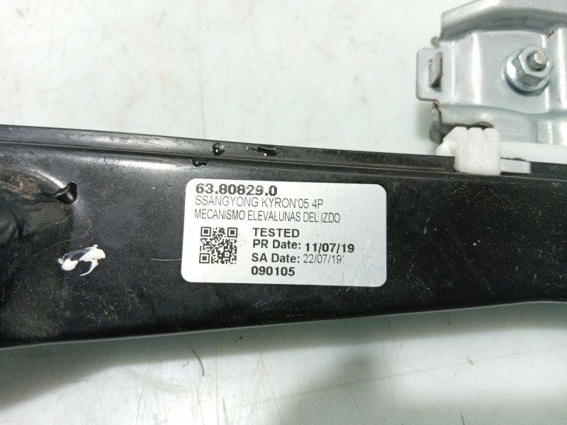 Recambio de elevalunas delantero izquierdo para ssangyong actyon referencia OEM IAM 7231109001 LTSY701L LTSY04L