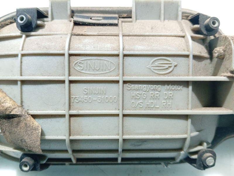 Recambio de maneta exterior trasera derecha para ssangyong actyon referencia OEM IAM 0  