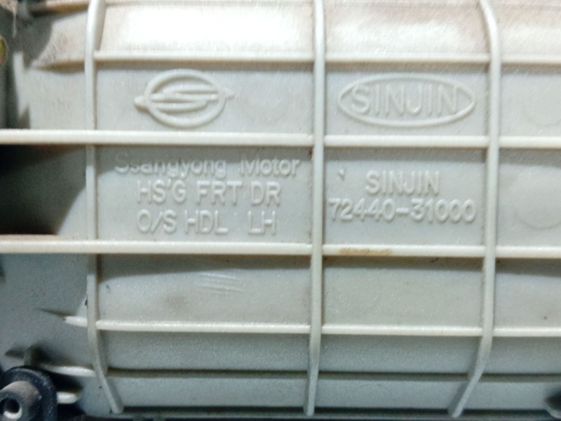 Recambio de maneta exterior delantera izquierda para ssangyong actyon referencia OEM IAM 0  