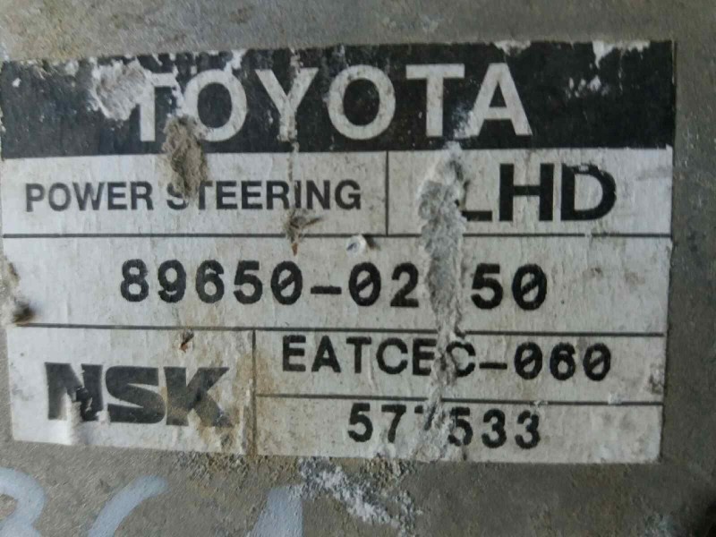 Recambio de centralita asd para toyota corolla (e12)    |   0.02 - 0.07 | 2002 - 2007 referencia OEM IAM 8965002150 EATCECO6O 57