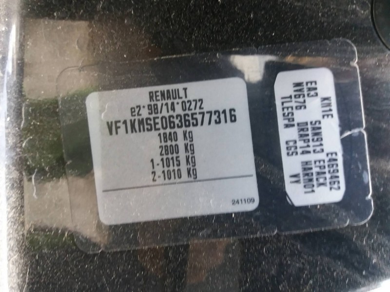 renault megane ii familiar 1.5 dci diesel   |   0.03 - ... | 2003 | 106 cv / 78 kw del año 2003