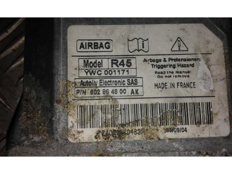 Recambio de centralita airbag para mg rover serie 45 (t/rt)    |   0.04 - 0.05 | 2004 - 2005 referencia OEM IAM  602864800AK 