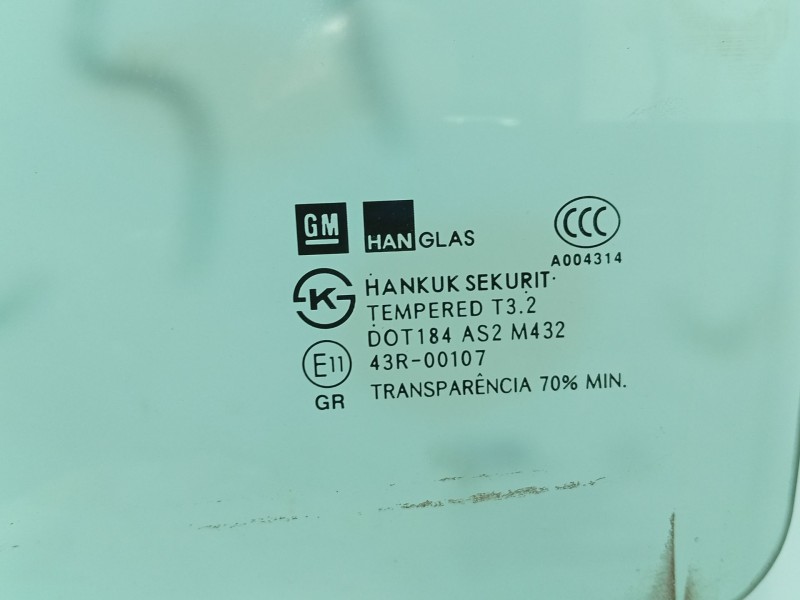 Recambio de luna trasera izquierda para chevrolet aveo hatchback (t300) 1.3 d referencia OEM IAM 96878689  