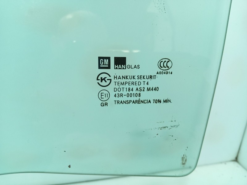 Recambio de luna delantera izquierda para chevrolet aveo hatchback (t300) 1.3 d referencia OEM IAM 95963637  