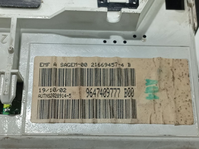 Recambio de modulo electronico para peugeot 206 hatchback (2a/c) 1.4 i referencia OEM IAM   