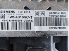 Recambio de centralita motor uce para  referencia OEM IAM 5WS40155CT 5W9657662380  2