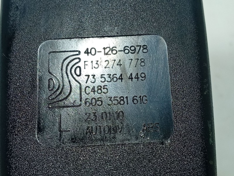 Recambio de anclaje cinturon trasero izquierdo para opel corsa d (s07) 1.2 (l08, l68) referencia OEM IAM   