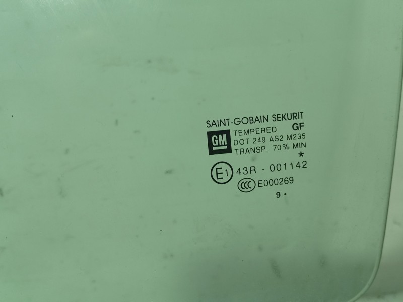 Recambio de luna trasera izquierda para opel corsa d (s07) 1.2 (l08, l68) referencia OEM IAM 13188526  