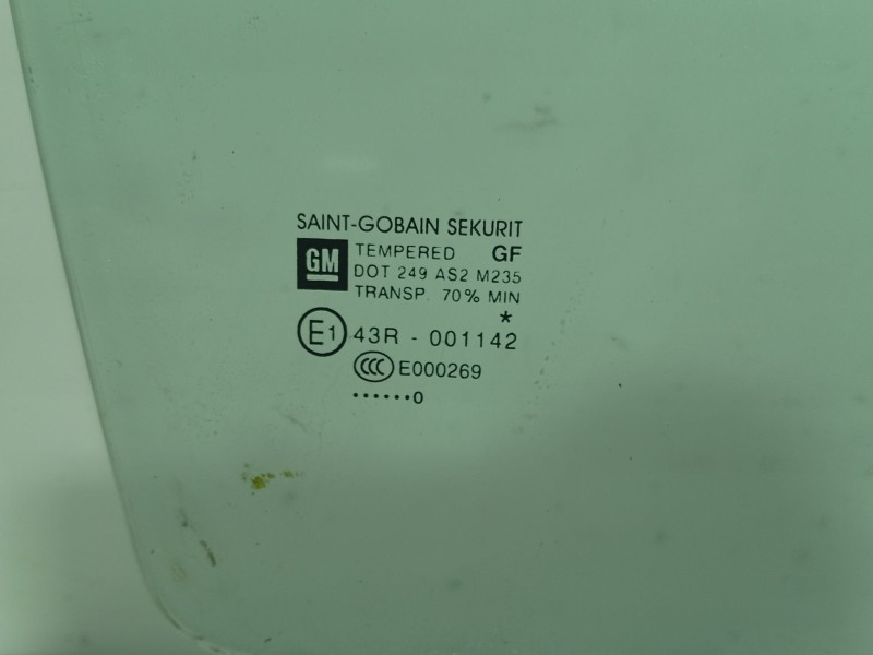 Recambio de luna trasera derecha para opel corsa d (s07) 1.2 (l08, l68) referencia OEM IAM 13188527  