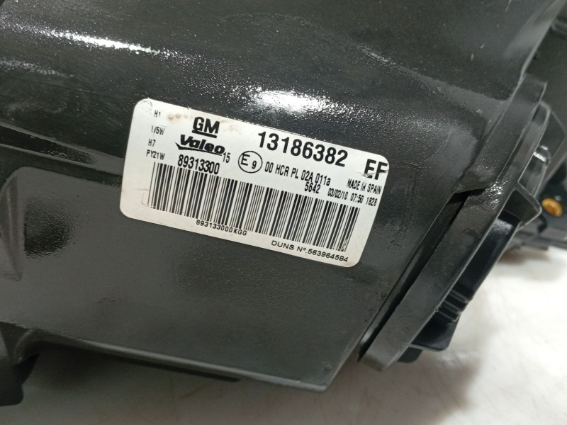 Recambio de faro derecho para opel corsa d (s07) 1.2 (l08, l68) referencia OEM IAM 93189358 / VERE0593  