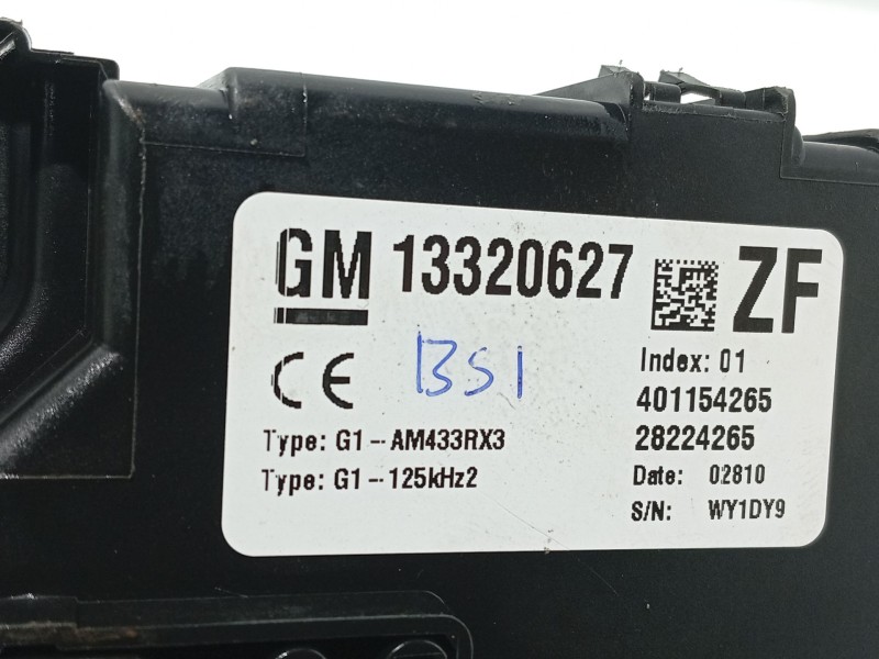 Recambio de modulo electronico para opel corsa d (s07) 1.2 (l08, l68) referencia OEM IAM KIT ARRANQUE KIT INMOVILIZADOR 